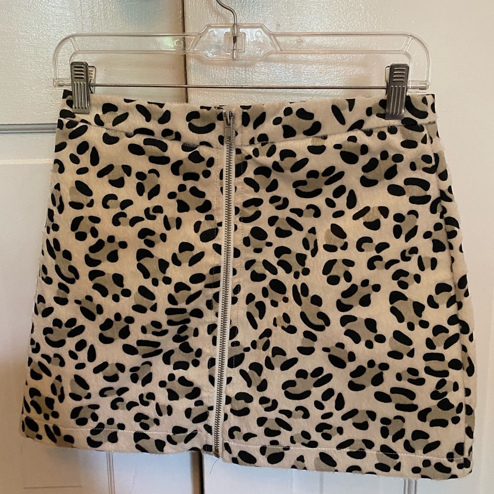 impeccable pig leopard skirt